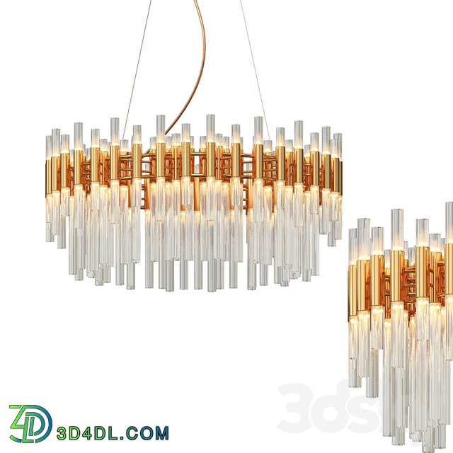 Collection of Interior Chandelier Pendant light 3D Models