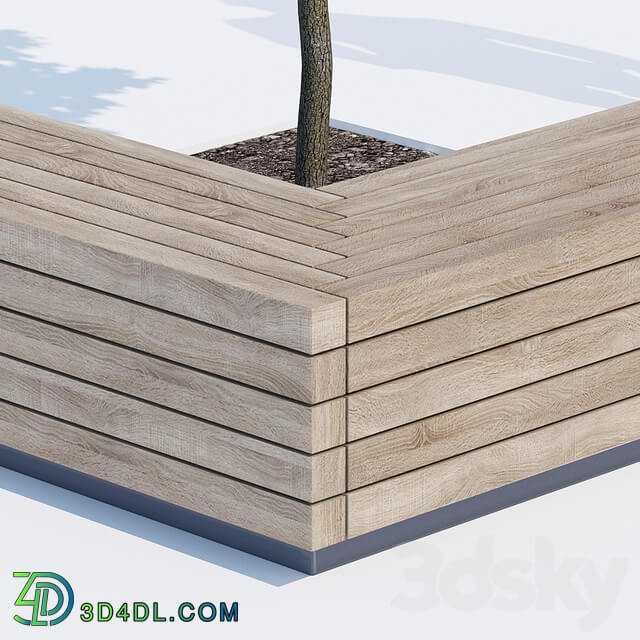 Solid peano benches 3D Models