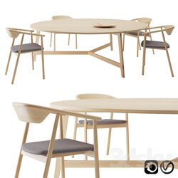 Table Chair Mawari Table by Mattiazzi 