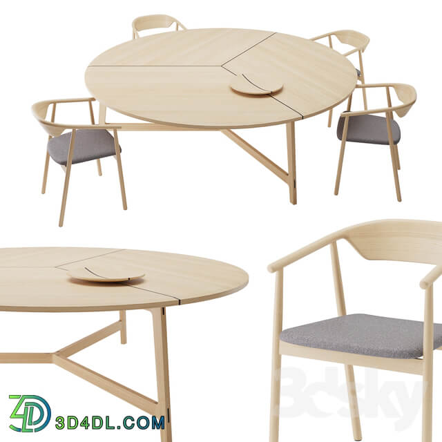 Table Chair Mawari Table by Mattiazzi