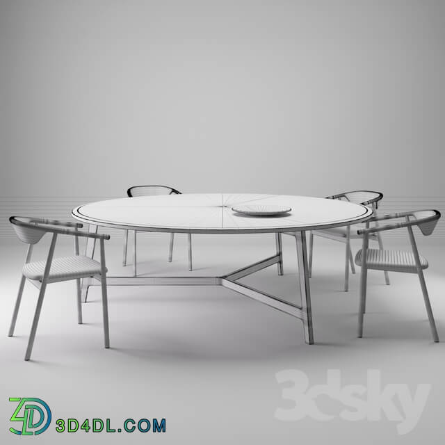 Table Chair Mawari Table by Mattiazzi