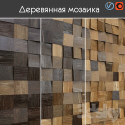 Wooden mosaic 003 