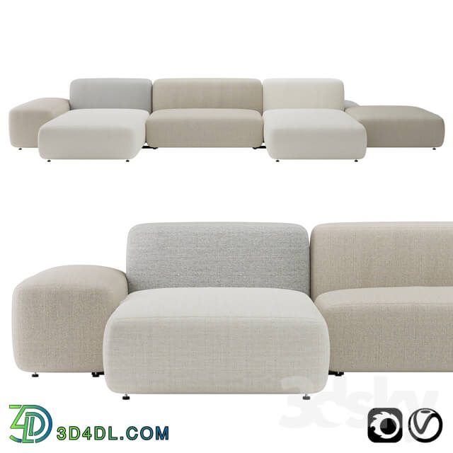 Plus Island Big Sofa by Lapalma