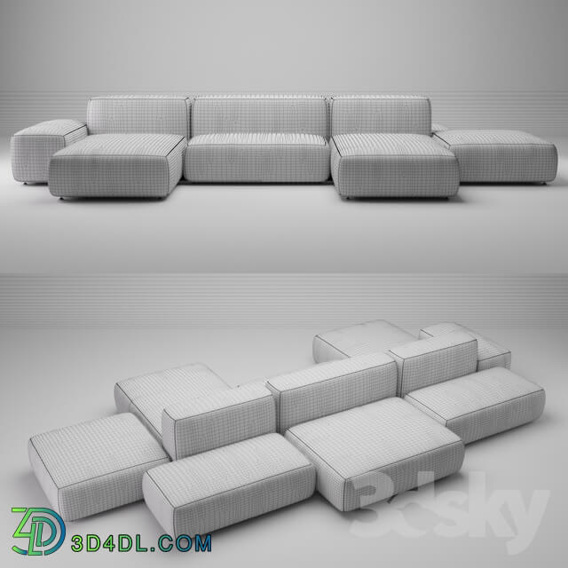 Plus Island Big Sofa by Lapalma