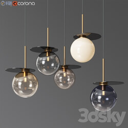 Umbra Glass Pendant By Bomma Pendant light 3D Models 