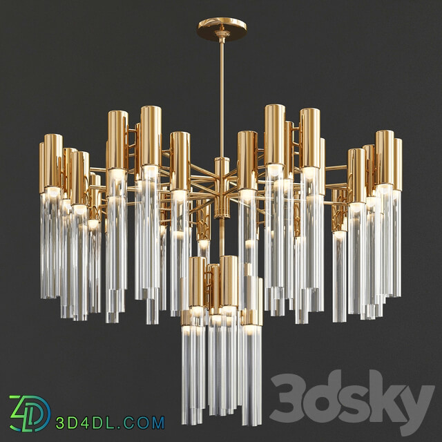 Four Exclusive Chandelier Collection 18 Pendant light 3D Models