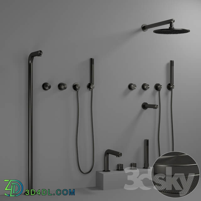 Lusso stone shower set