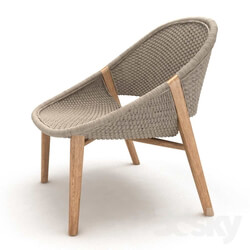 Tribu elio handwoven armchair 3d model 