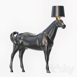 Moooi Horse Lamp Lowpoly PBR 