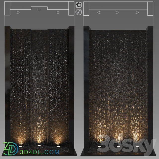 Wall water 1 Other 3D Models