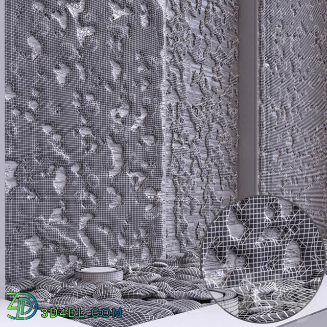 Wall water 1 Other 3D Models