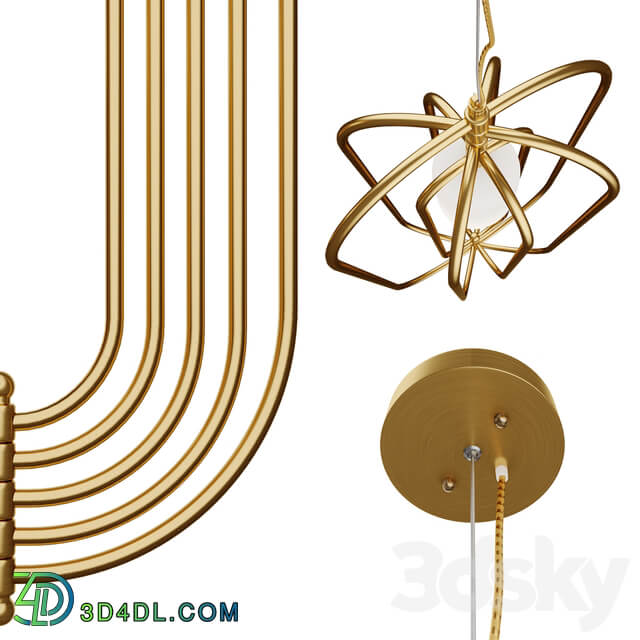 Chandelier Garda Decor Pendant light 3D Models