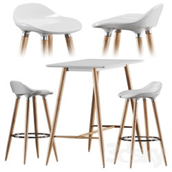 Table Chair Bar table and chair Jysk Bryne Bessho 