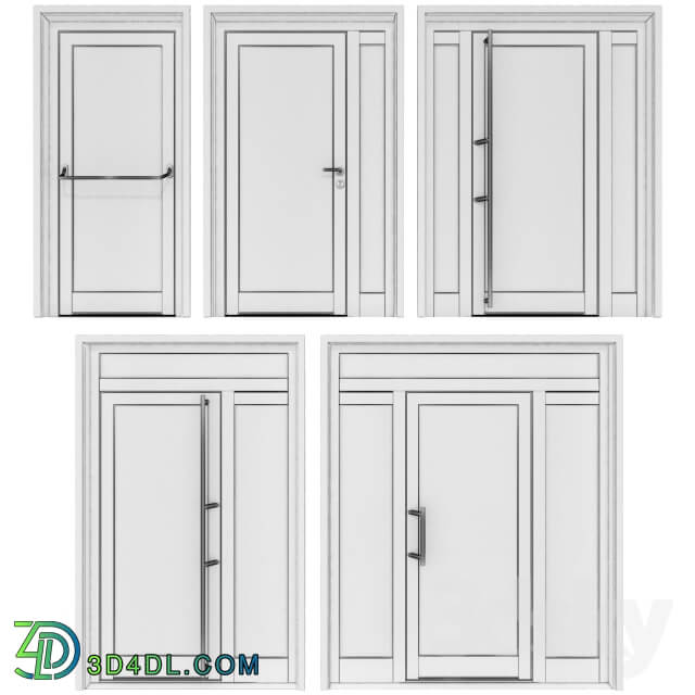 Metal fire doors