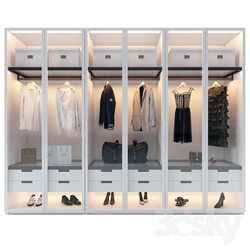 Wardrobe Display cabinets Dressing room Poliform fitted 2 