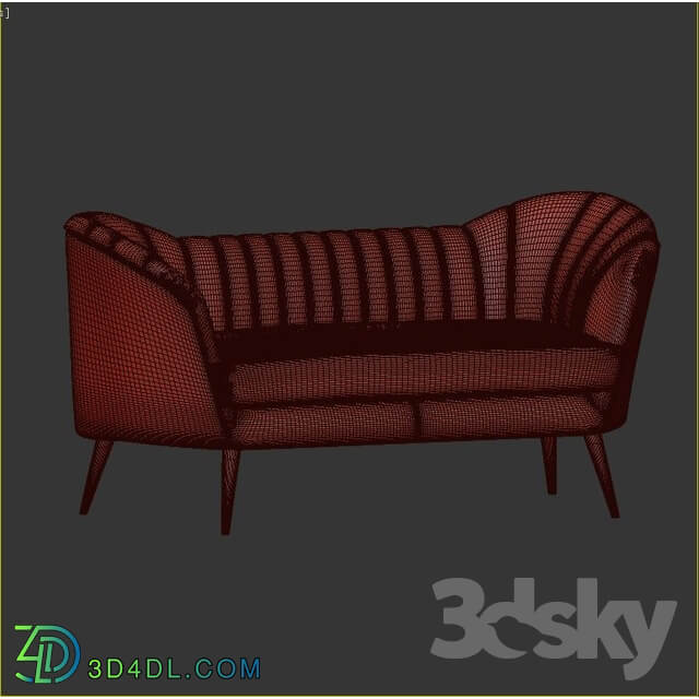 Koger Chesterfield Loveseat