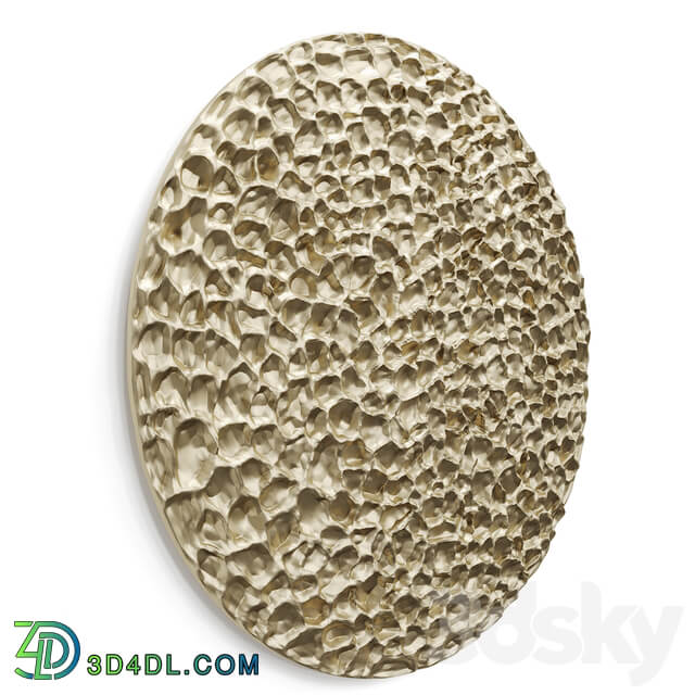 Round Wall panel Nebula Metal art Other decorative objects 3D Models