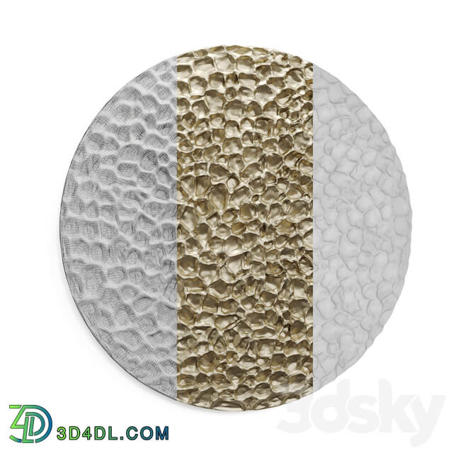 Round Wall panel Nebula Metal art Other decorative objects 3D Models