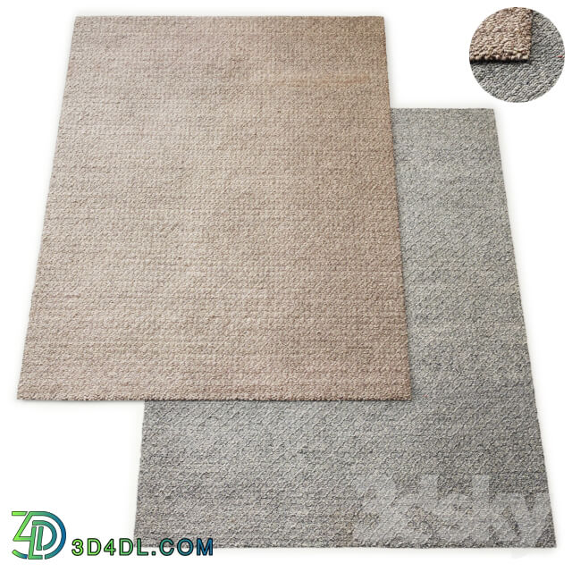 Honeycomb Handwoven Wool Flatweave Rug RH Collection