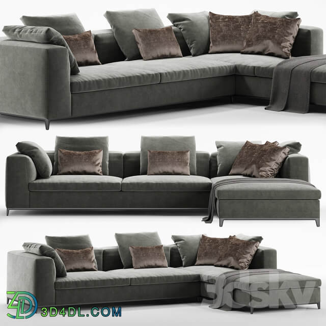 B B italia Michel Club sofa set