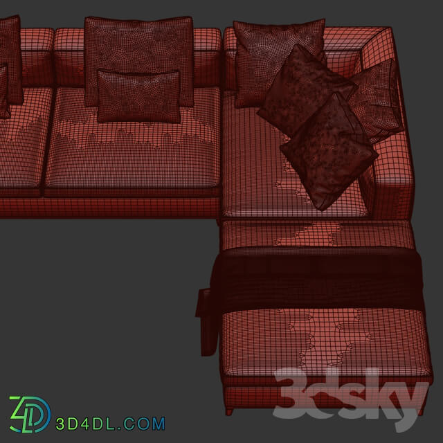 B B italia Michel Club sofa set