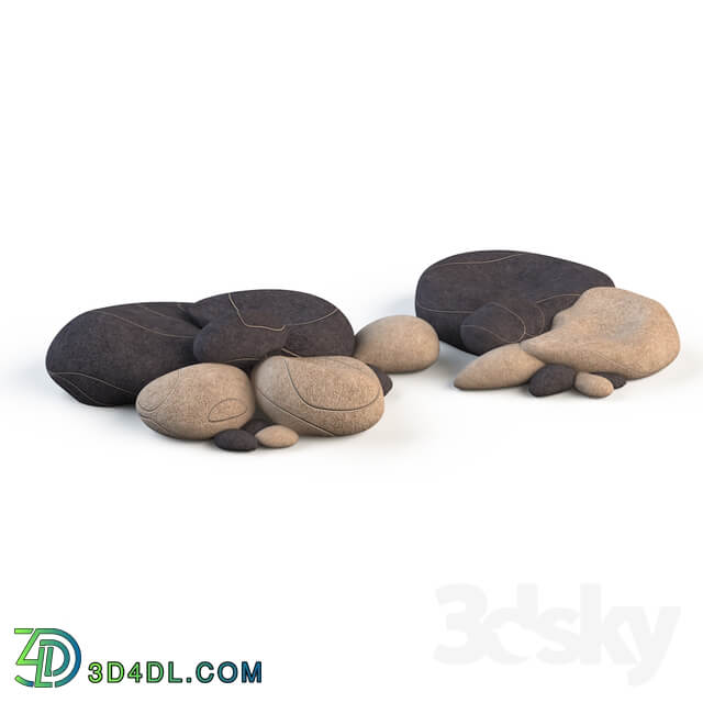 Floor cushions stones Chairs SMARIN