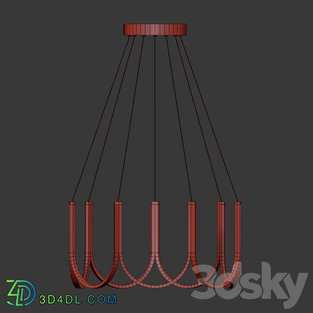 Sylvain Willenz U 7 Pendant light 3D Models