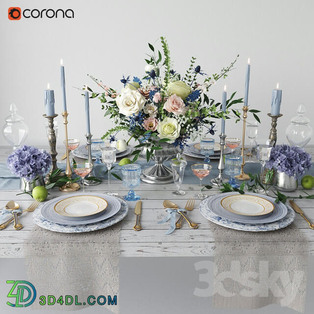 Provence style table setting