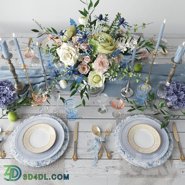 Provence style table setting