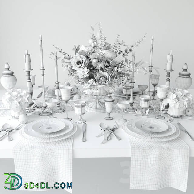 Provence style table setting