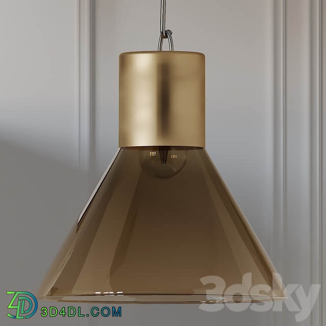 CROWDYHOUSE Funnel Pendant Lamps 3 Colors Pendant light 3D Models