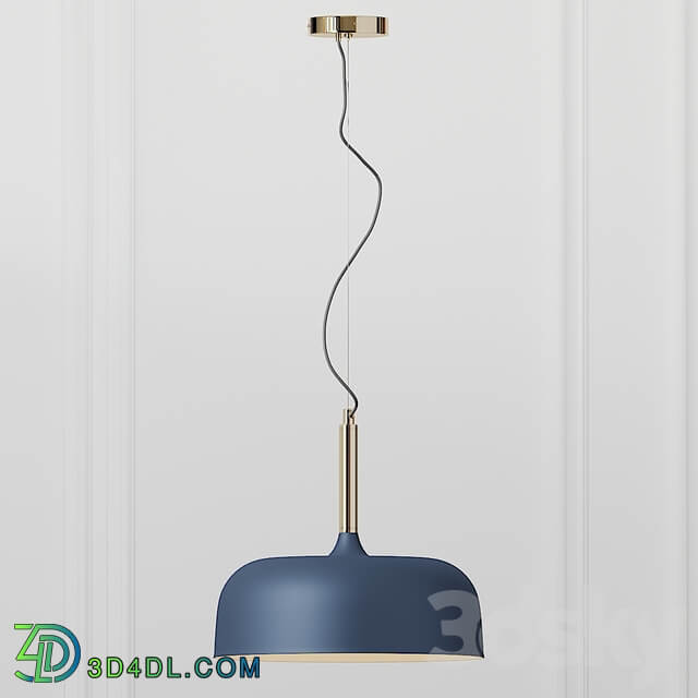 COX COX Blue Brass Pendant Light Pendant light 3D Models