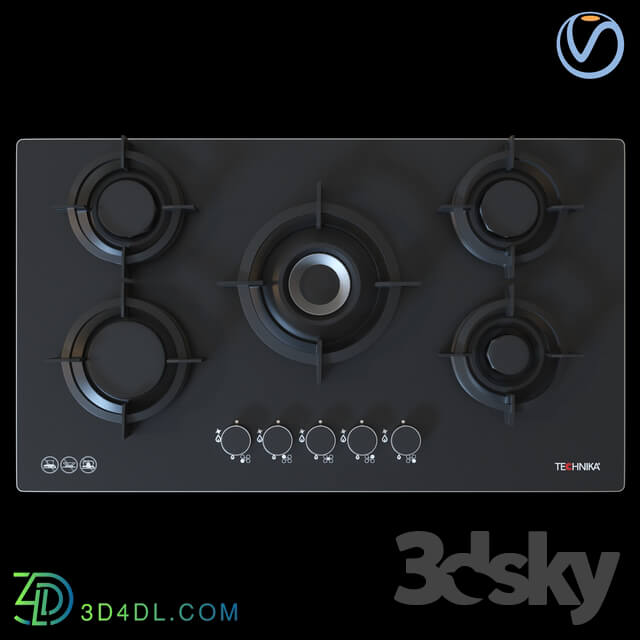 Technika Gas Cooktop H950STBGF Pro