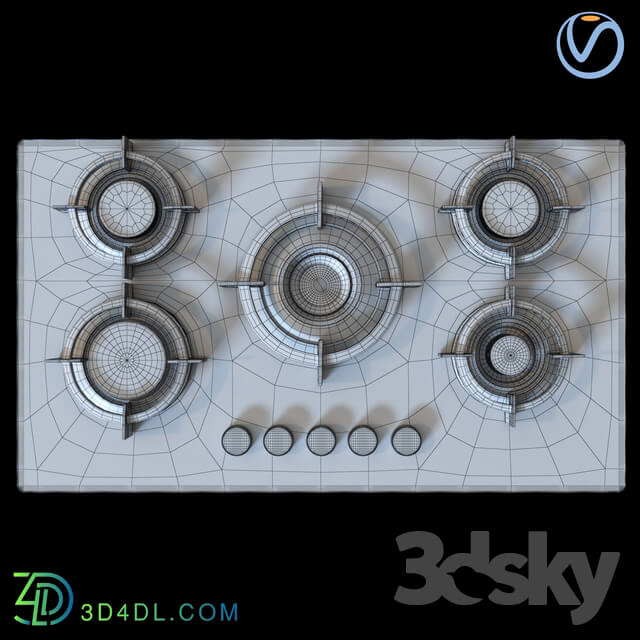 Technika Gas Cooktop H950STBGF Pro