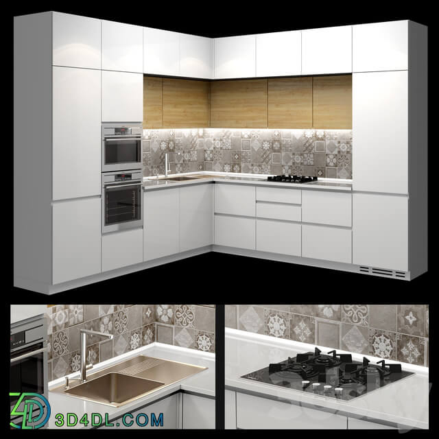 Corner kitchen Kitchen 3D Models