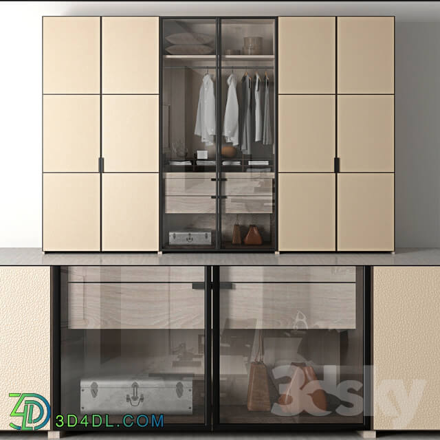 Wardrobe Display cabinets Molteni C Poliform wardrobe