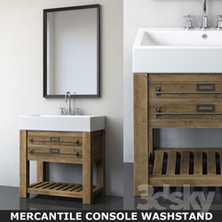 MERCANTILE CONSOLE WASHSTAND 