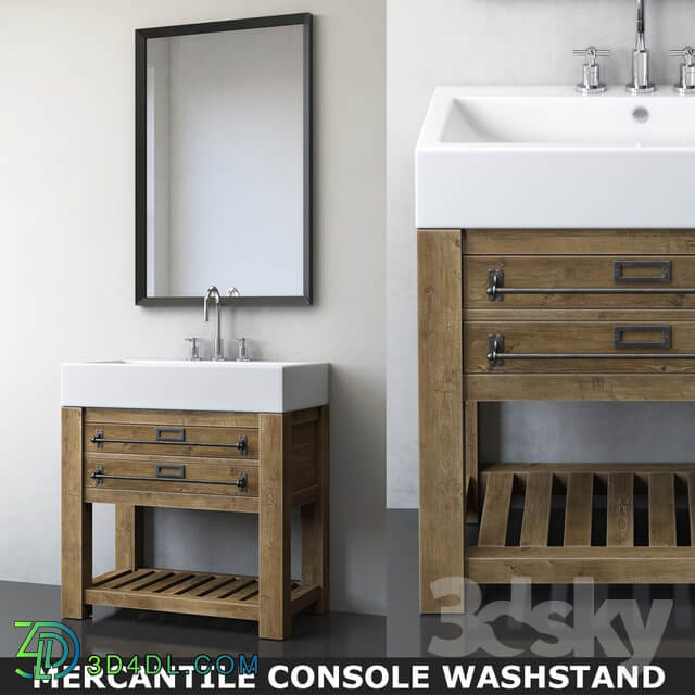 MERCANTILE CONSOLE WASHSTAND