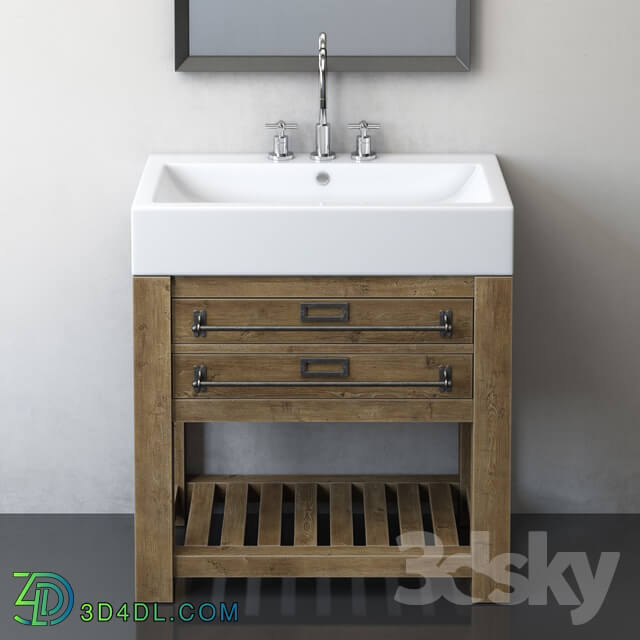 MERCANTILE CONSOLE WASHSTAND