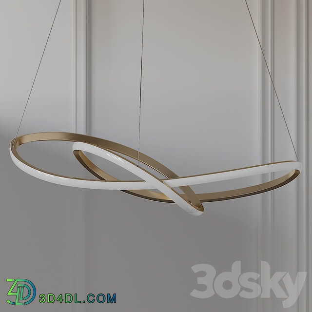 Ribbon LED Ceiling Pendant by Heal 39 s Pendant light 3D Models