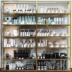 Set of luxury cosmetics for cosmetology and beauty salon. make up and bathroom accessories 3D Models 