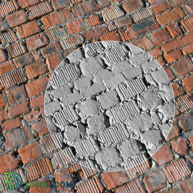 Stone Sloppy Brick Wall Material