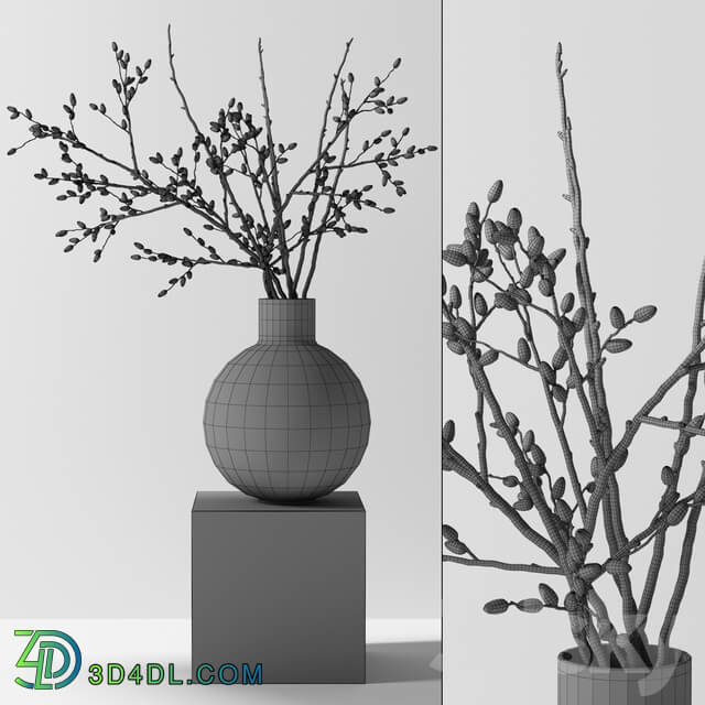 decorative vase 02 3D Models