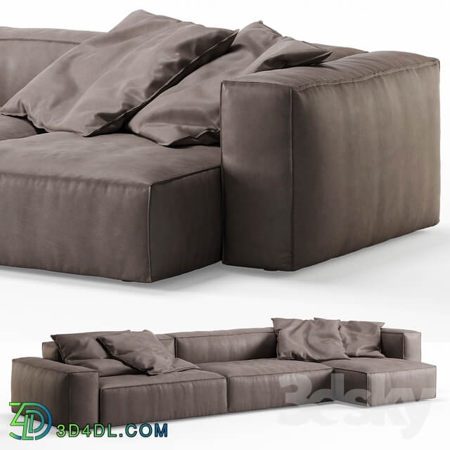 NeoWall Leather Corner Sofa by Living Divani