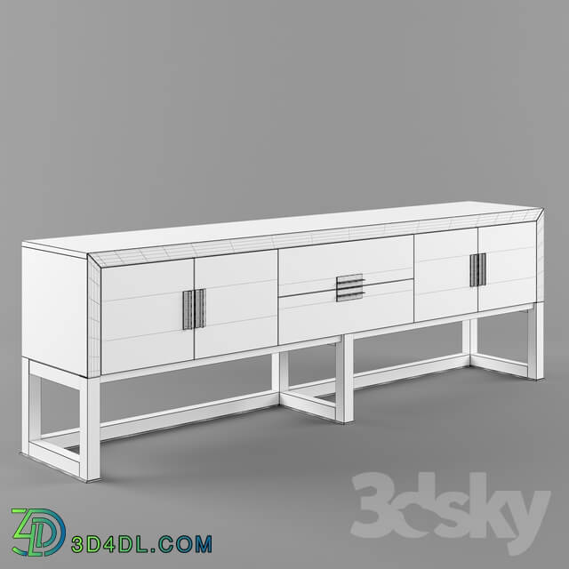 Sideboard Chest of drawer Longhi ARMAND Wooden sideboard 01