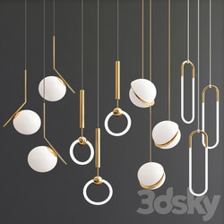 Four Hanging Lights 42 THE BEST Pendant light 3D Models 