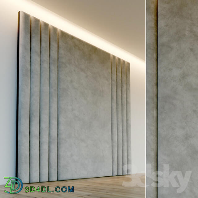 Decorative wall. Soft panel. 71