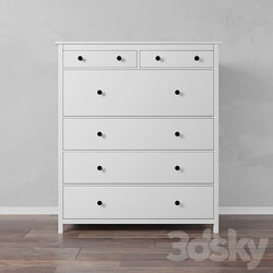 Sideboard Chest of drawer Chest of 6 drawers white stain. HEMNES IKEA HEMNES 