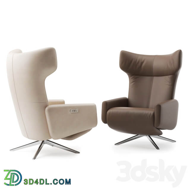 Reclining Chair John Lewis Dane Electric Recliner Armchair 3D Models