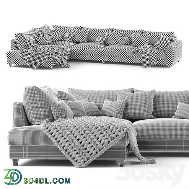 Corner sofa Malte